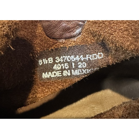 FRYE Women's Veronica Leather Short Bootie Size 8.5 In Redwood - Picture 8 of 8